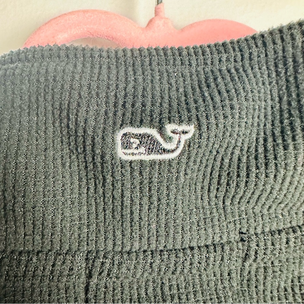 Vineyard Vines Black Half-Zip Long Sleeve Sweater Size Large - Picture 7 of 8